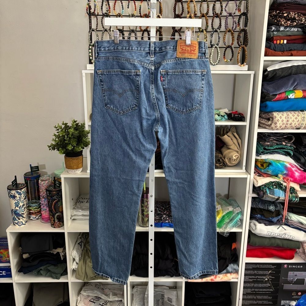 Levi's Blue Straight-Leg Jeans Classic Style - Picture 6 of 6